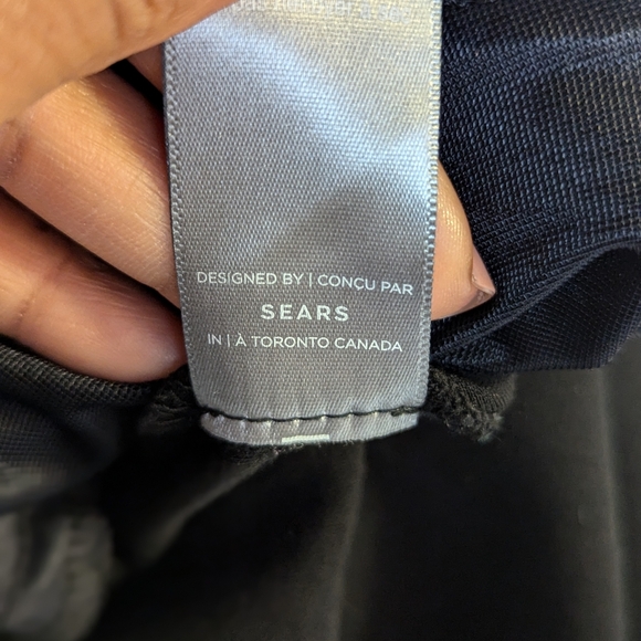 Fitted Solid Black Straight Leg Stretchy Pants - Picture 7 of 7